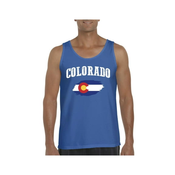 Men's Tank Top for Men - Colorado Flag