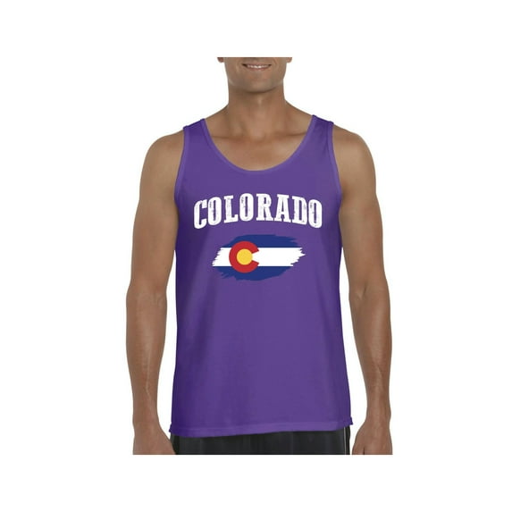 Men's Tank Top for Men - Colorado Flag