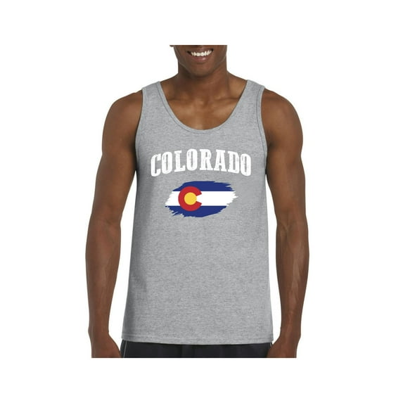 Men's Tank Top for Men - Colorado Flag