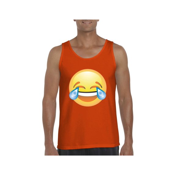 Men's Tank Top for Men - Emoji Laughing Tears