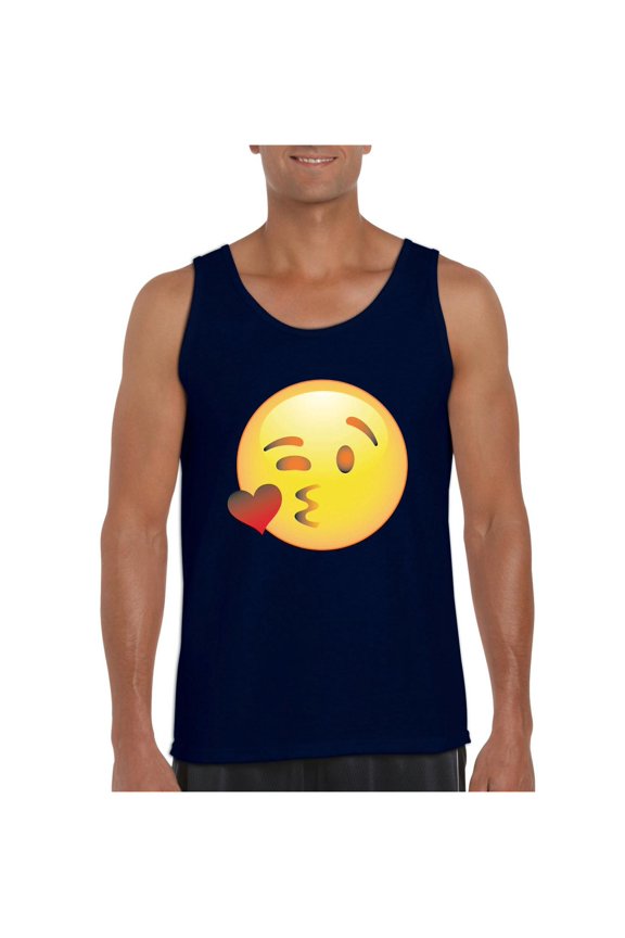 Men's Tank Top for Men - Emoji Winky Face
