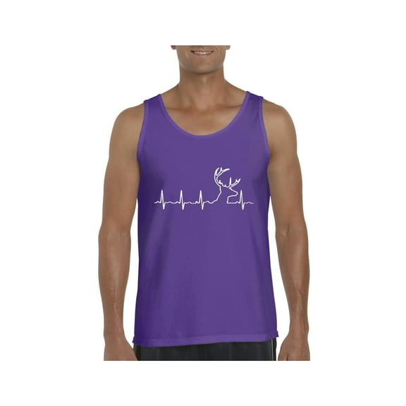 Men's Tank Top for Men - Heartbeat Hunting