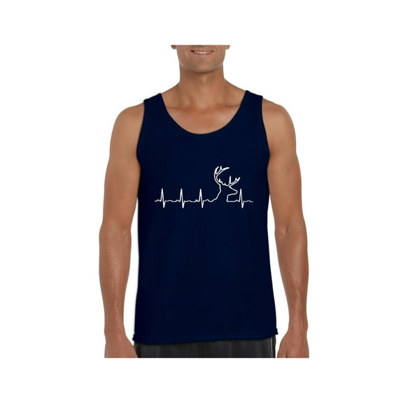 Men's Tank Top for Men - Heartbeat Hunting
