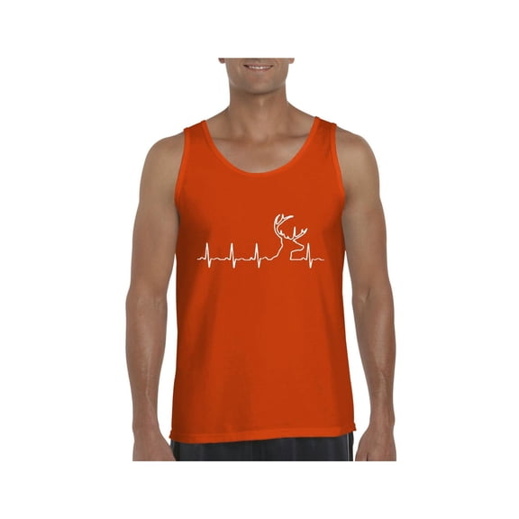 Men's Tank Top for Men - Heartbeat Hunting