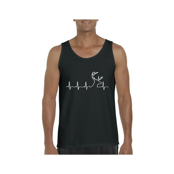Men's Tank Top for Men - Heartbeat Hunting