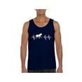 thumbnail image 1 of Men's Tank Top for Men - Horse Riding Gift Horses, 1 of 5