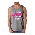 thumbnail image 1 of Men's Tank Top for Men - I Wear Pink for My Aunt, 1 of 5