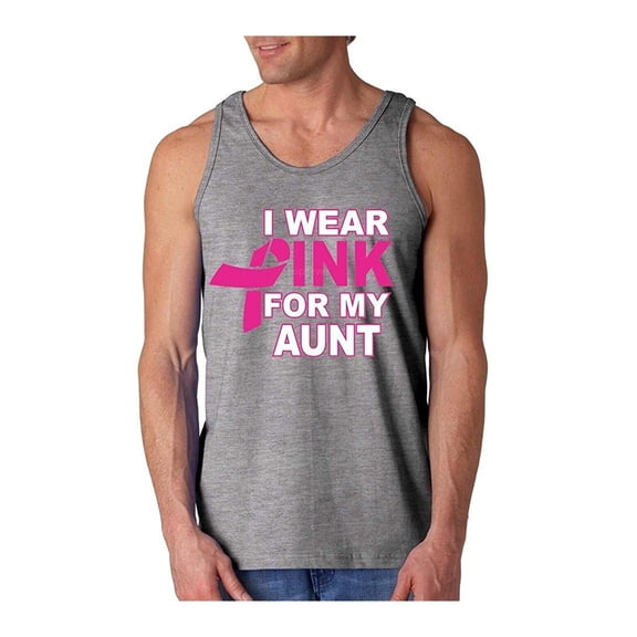 Men's Tank Top for Men - I Wear Pink for My Aunt