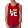 thumbnail image 1 of Men's Tank Top for Men - Love Rainbow, 1 of 5