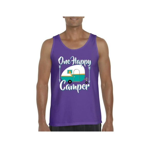 Men's Tank Top for Men - ONE HAPPY CAMPER