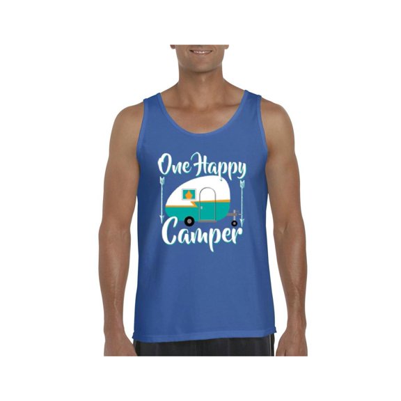 Men's Tank Top for Men - ONE HAPPY CAMPER