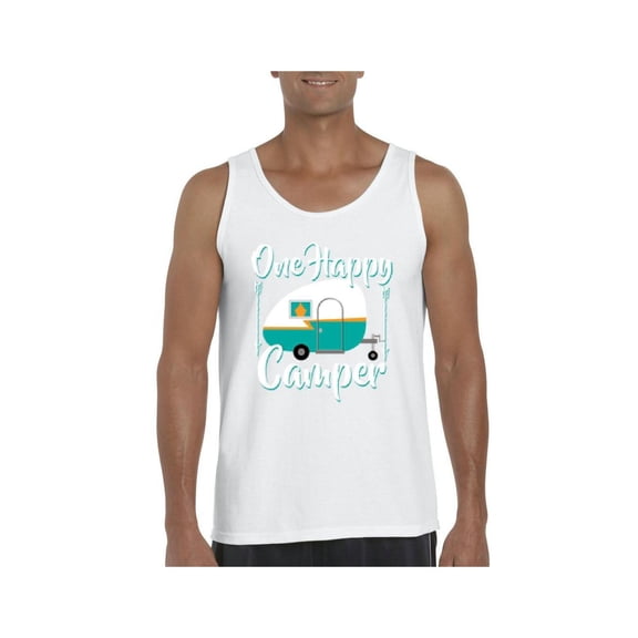 Men's Tank Top for Men - ONE HAPPY CAMPER