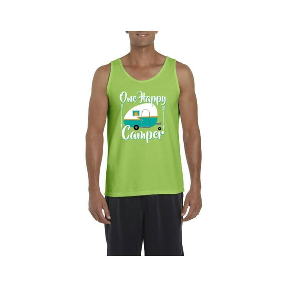 Men's Tank Top for Men - ONE HAPPY CAMPER