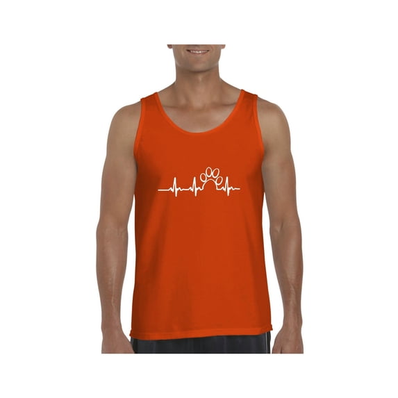 Men's Tank Top for Men - Paw Heartbeat