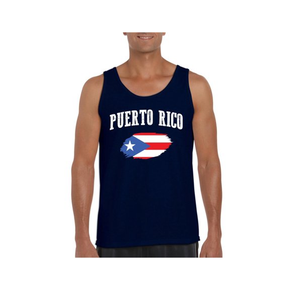 IWPF - Men's Tank Top for Men - Puerto Rico Flag