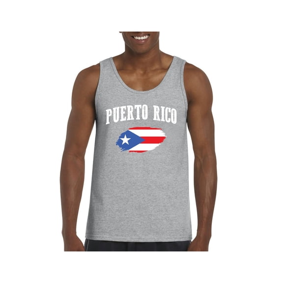 Men's Tank Top for Men - Puerto Rico Flag