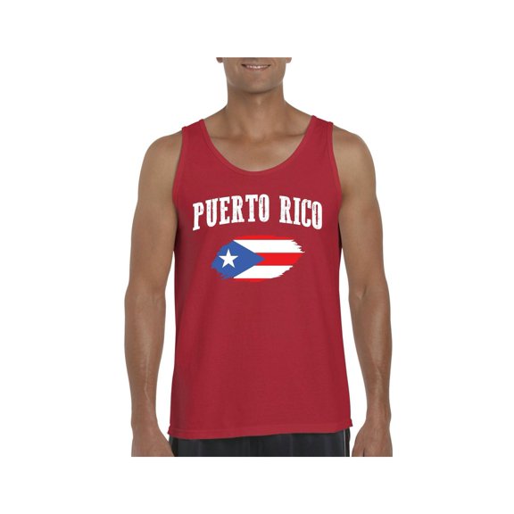 Men's Tank Top for Men - Puerto Rico Flag