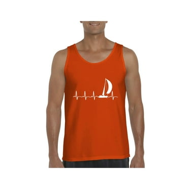 Men's Tank Top for Men - Sailing Heartbeat