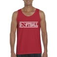 thumbnail image 1 of Men's Tank Top for Men - Softball with Ball, 1 of 5
