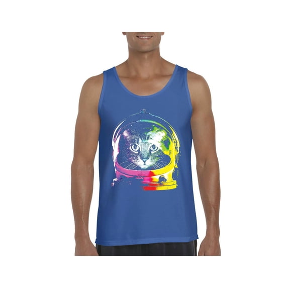 Men's Tank Top for Men - Space Cat