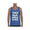 thumbnail image 1 of Men's Tank Top for Men - Thick Thighs Save Lives, 1 of 5