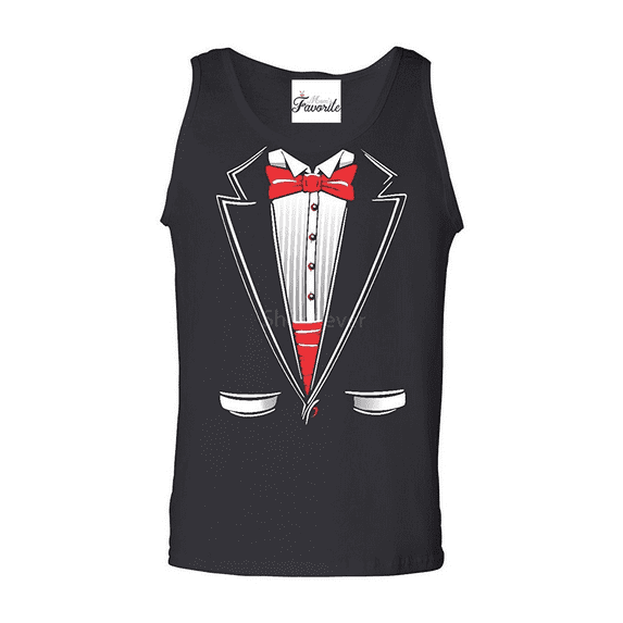 Men's Tank Top for Men - Tuxedo Prom Costume
