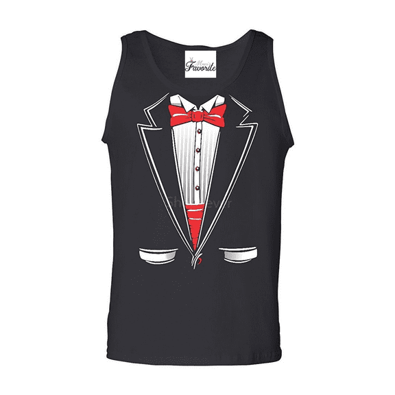 Men's Tank Top for Men - Tuxedo Prom Costume