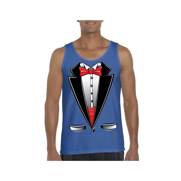 Men's Tank Top for Men - Tuxedo Prom Costume