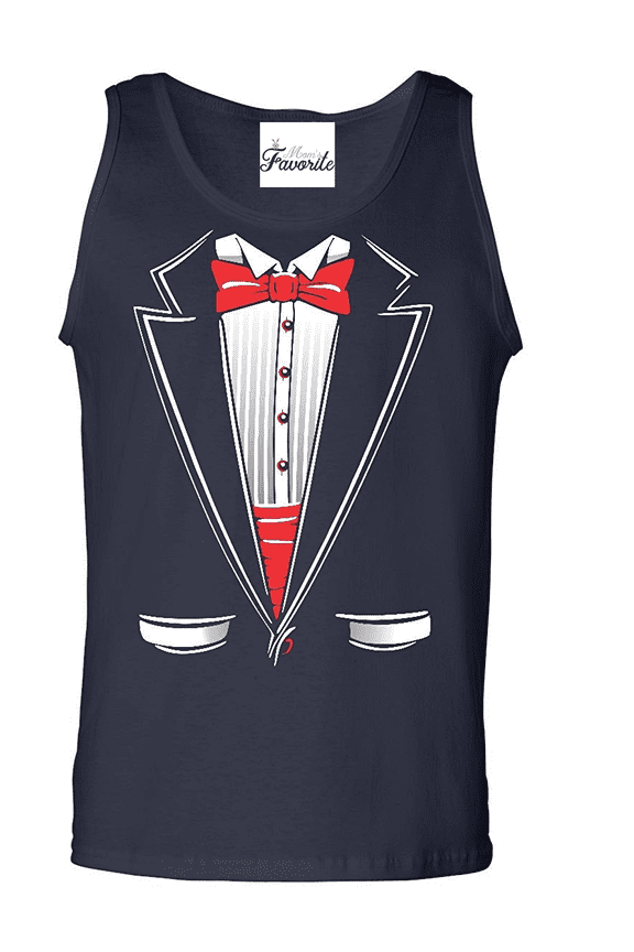 Men's Tank Top for Men - Tuxedo Prom Costume