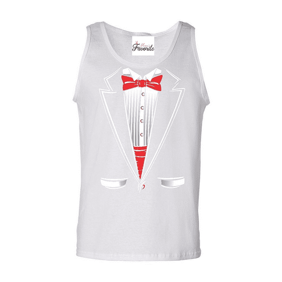 Men's Tank Top for Men - Tuxedo Prom Costume