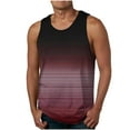 thumbnail image 1 of Men's Tank Tops Athletic Tank Summer Tanks Mens Tank Tops Cotton Men's Fitness Home Wear Pajamas Color Cotton Solid Color T-Shirt Sports Tanks, 1 of 4