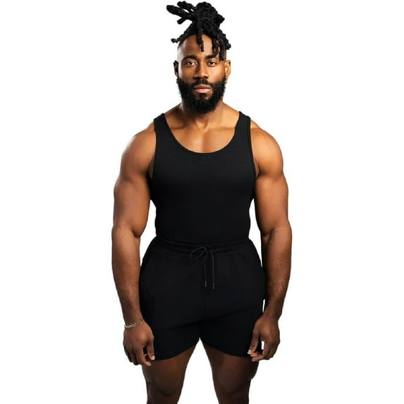 Men's Tank Tops, Cotton Spandex Blend Tanks for Men, Comfortable, Durable Ribbed Fabric, Please Size UP