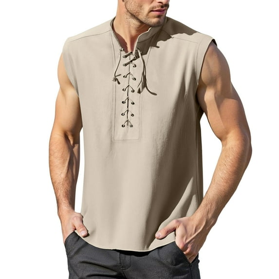 Men's Tank Tops For Casual Wear Sleeveless Design Style For Spring Summer And Autumn Ideal For Stage Performances Comfortable Fit