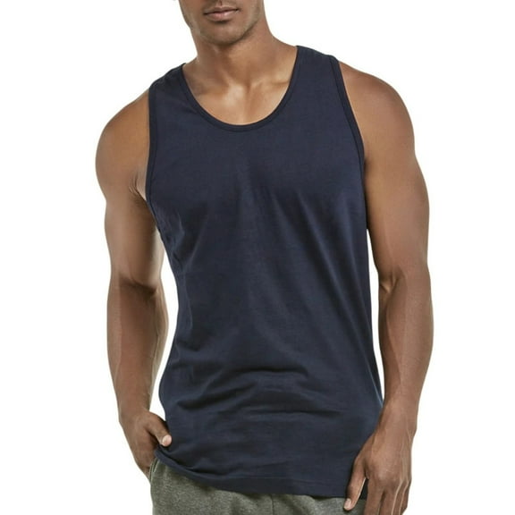 Men's Tank Tops Premium Cotton Heavyweight Muscle Tanks Sleeveless Tops Shirt Loose Fit Performance Moisture Wicking S-3XL Gym Sport Activewear