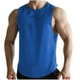 thumbnail image 1 of Men's Tank Tops Quick Dry Workout Beach Sleeveless Shirts for Bodybuilding Gym Fitness Training Fashion Men Casual Solid Color Sportswear Tank Top, 1 of 6