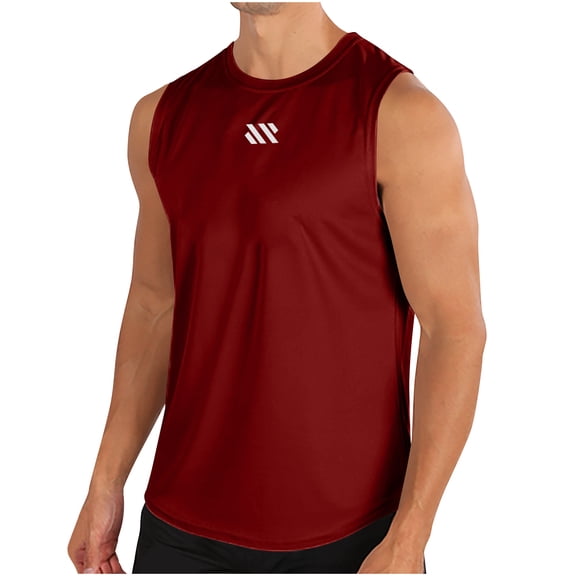 Men's Tank Tops Quick Dry Workout Muscle Sleeveless Shirts Summer Gym Athletic Shirt for Swim Beach Running