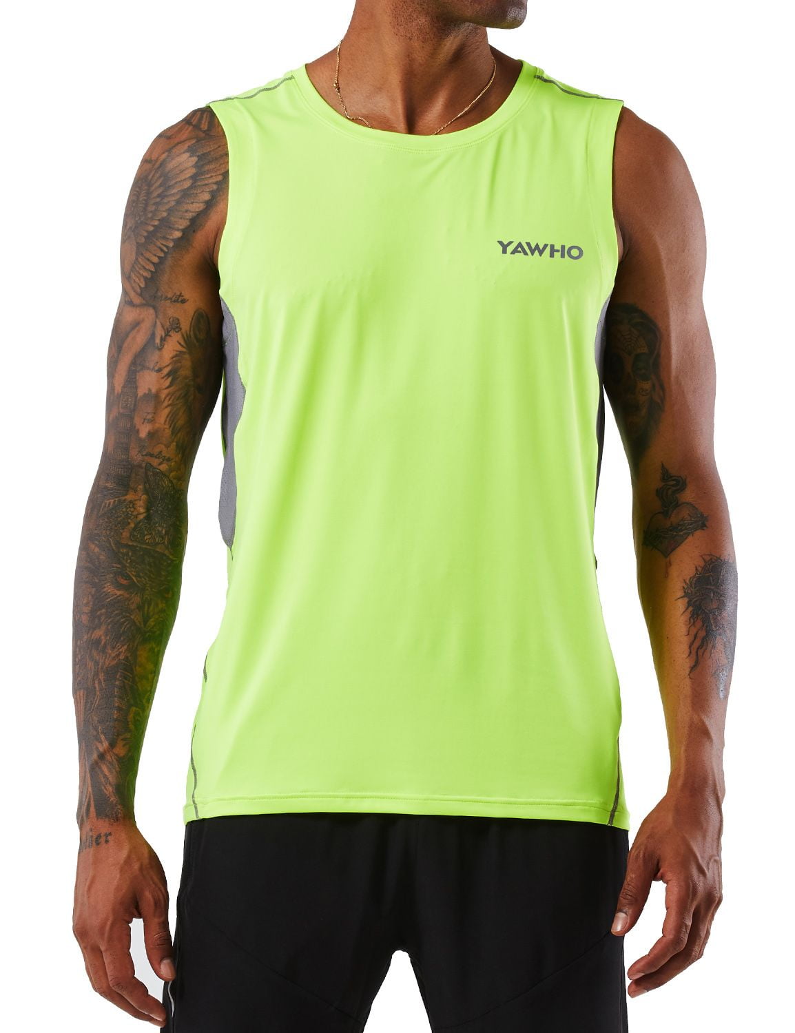 Men's Tank Tops Quick Dry Workout Swim Beach Shirts Sleeveless Shirts ...