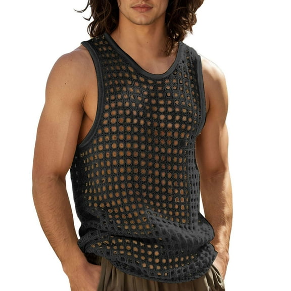 Men's Tank Tops Sleeveless Athletic Fit Breathable Casual Shirts for Daily Wear and Leisure Activities Mens T-Shirts Extra Long Tank Top White Pack