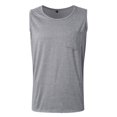 thumbnail image 1 of Men's Tank Tops Unisex Postoperative Shirt with Rotating Full Snap Button Dialysis Chemotherapy Comfortable Clothing for Recovery Mens Summer Lightweight Pullover Tee Shirts, 1 of 9