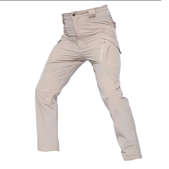 Men's Tapered Stretch Cargo Pants Multi Pocket Daily Outdoor Casual Pants S-XXL