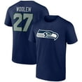 thumbnail image 1 of Men's Tariq Woolen Navy Seattle Seahawks Icon Player Name & Number T-Shirt, 1 of 5