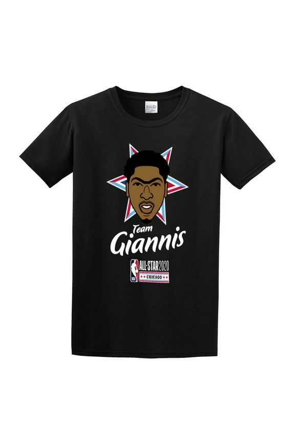 Men's Team Giannis Antetokounmpo T-shirts Black M