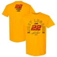 thumbnail image 1 of Men's Team Penske Gold Joey Logano Lifestyle T-Shirt, 1 of 3