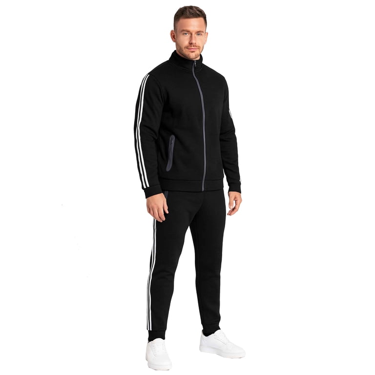 Men's Tech Fleece Full-Zip Tracksuit Set – 2-Piece Jogger Outfit