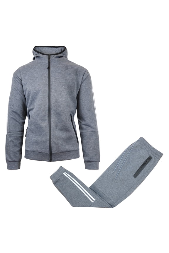 Men's Tech Fleece Full Zip Tracksuits 2 Piece Sets Athletic Jogging Outfit (S-3XL)