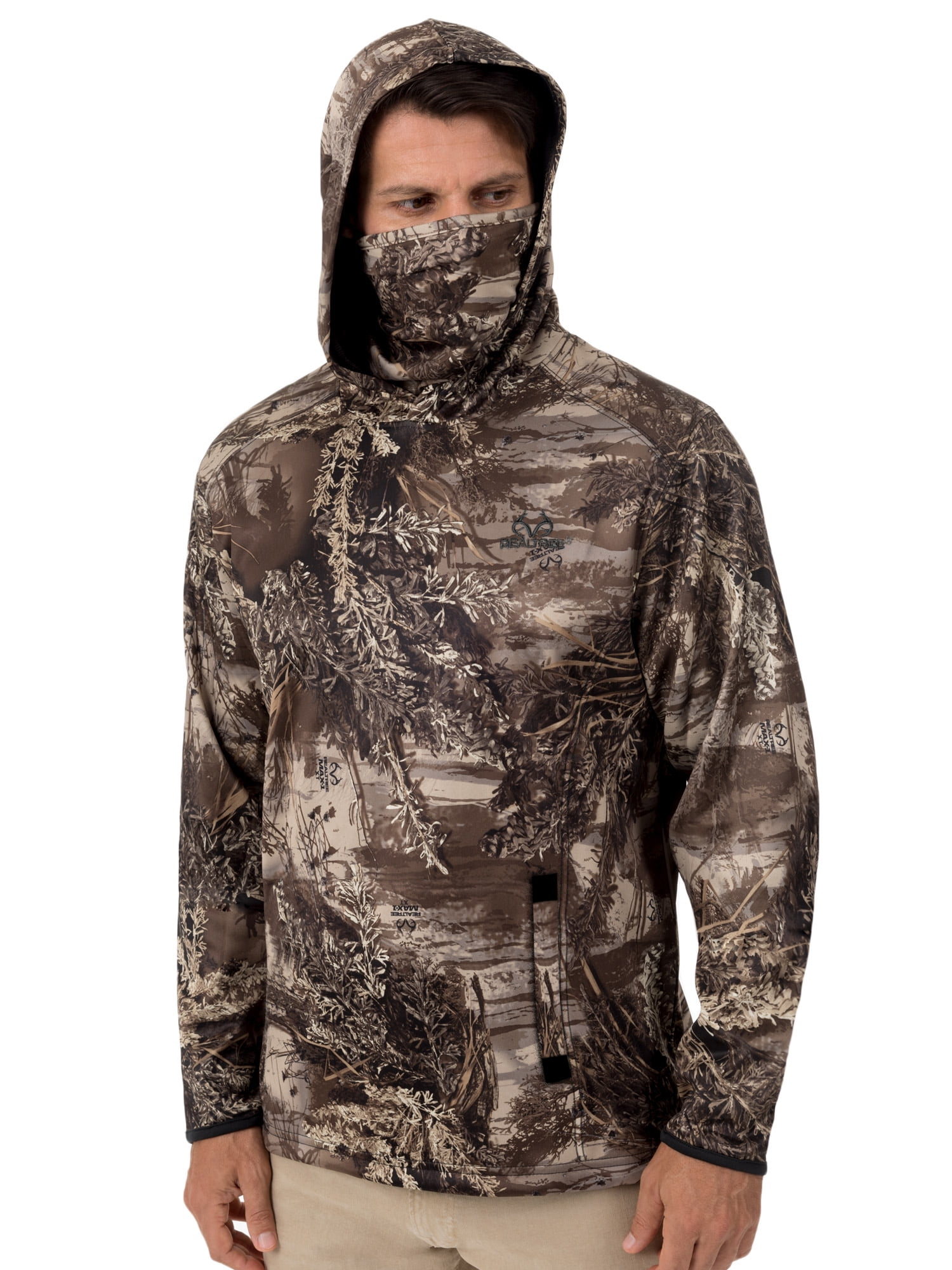 Men's Tech Fleece Hoodie with Builtin Neck Gaiter