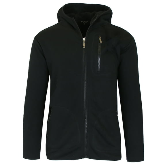 Men's Tech Sherpa Fleece-Lined Zip Hoodie With Chest Pocket