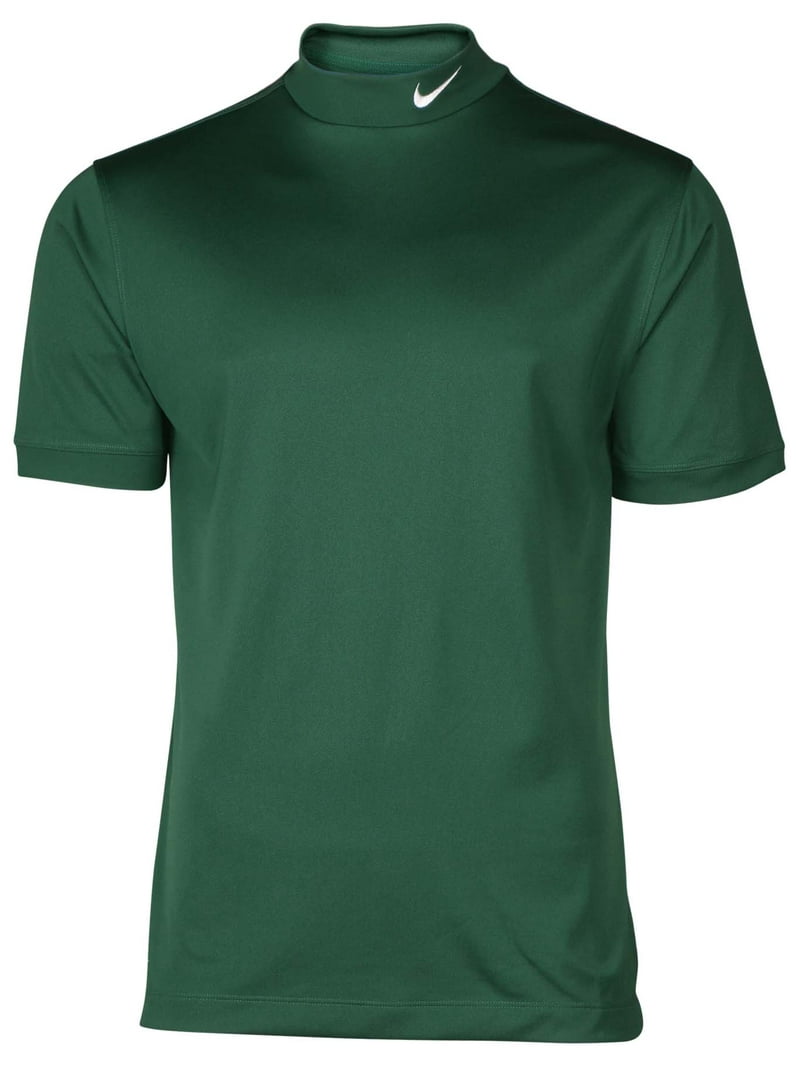 メンズウェア UV Cut (UPF50+) Mock Neck -White- Men's Tech UV Mock Neck Dri-Fit Short Sleeve Shirt - Walmart.com