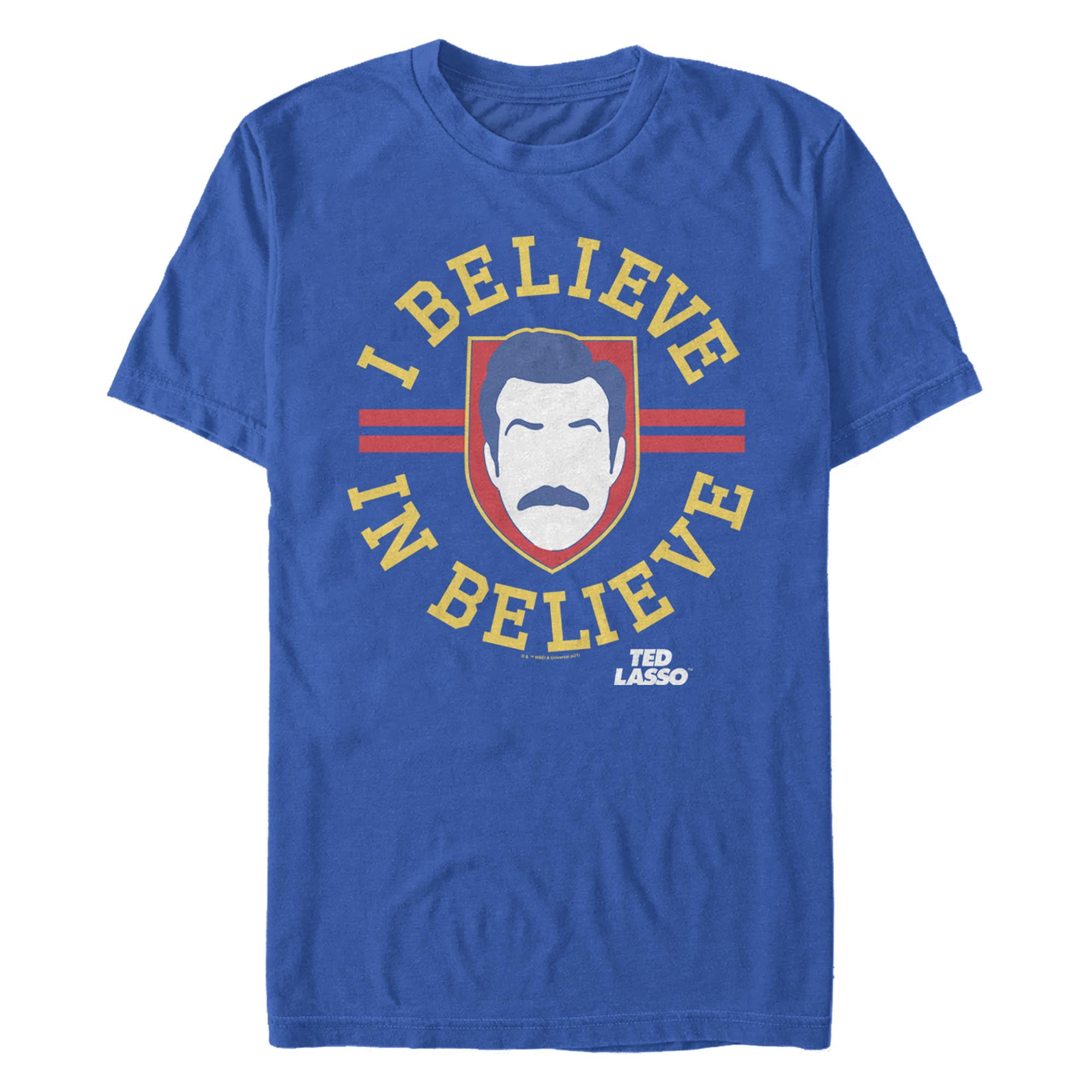 Men's Ted Lasso I Believe Stripes Icon Graphic T-Shirt - Walmart.com, image size:2000x2000