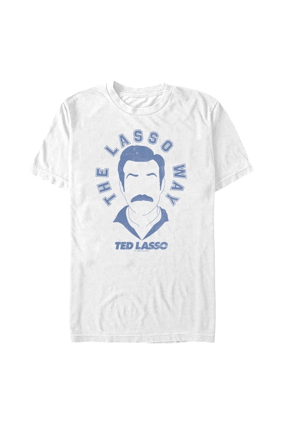 Men's Ted Lasso The Lasso Way Graphic Tee White Large